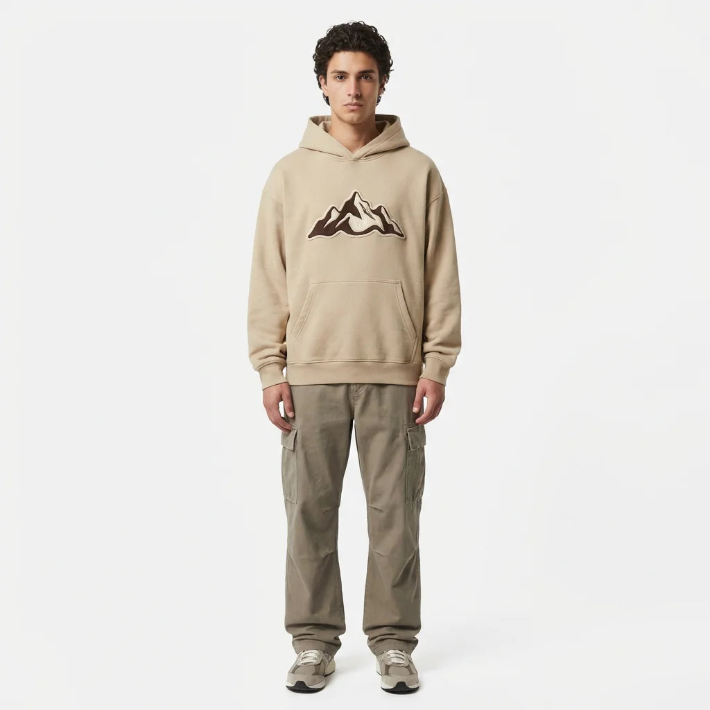 Men's 3D Embroidered Streetwear Hoodie — Premium Pullover