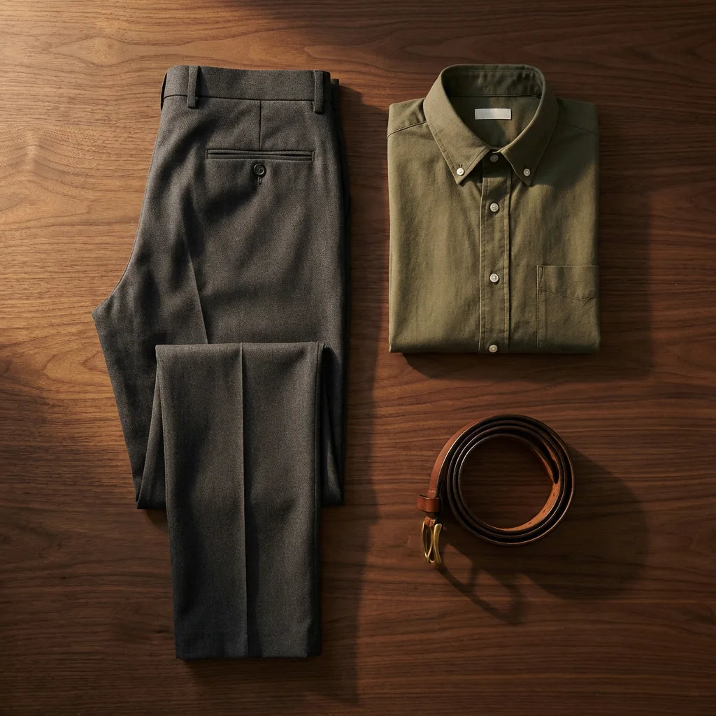 Trousers flatlay